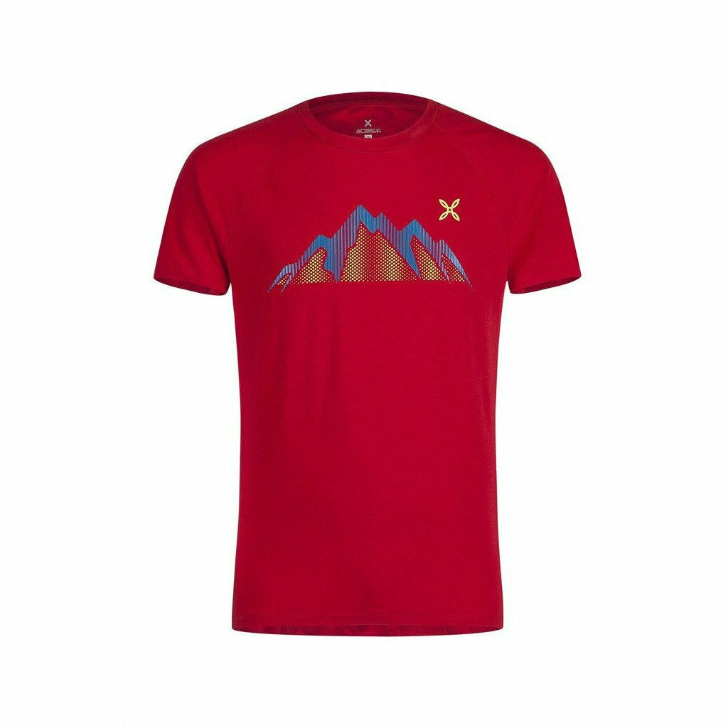 Montura Summit T-Shirt Rossa - Maglia Outdoor - Mud and Snow