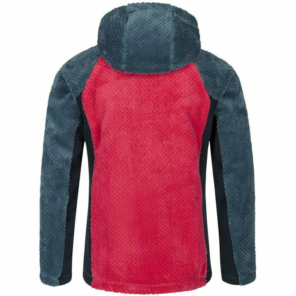 Montura Soft Pile Color Jacket Kids Rosa Blu Cenere - Pile Bambino - Mud and Snow