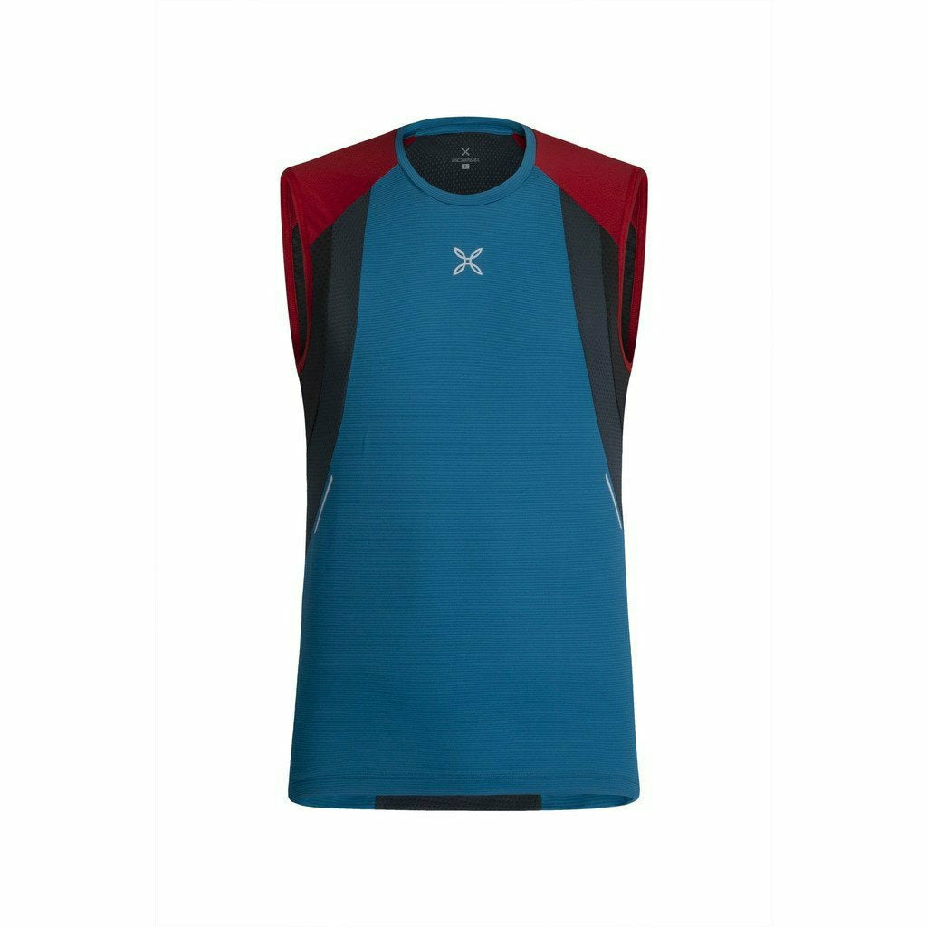 Montura Spirit Ottanio / Rosso - Canotta Trail Running Uomo - Mud and Snow