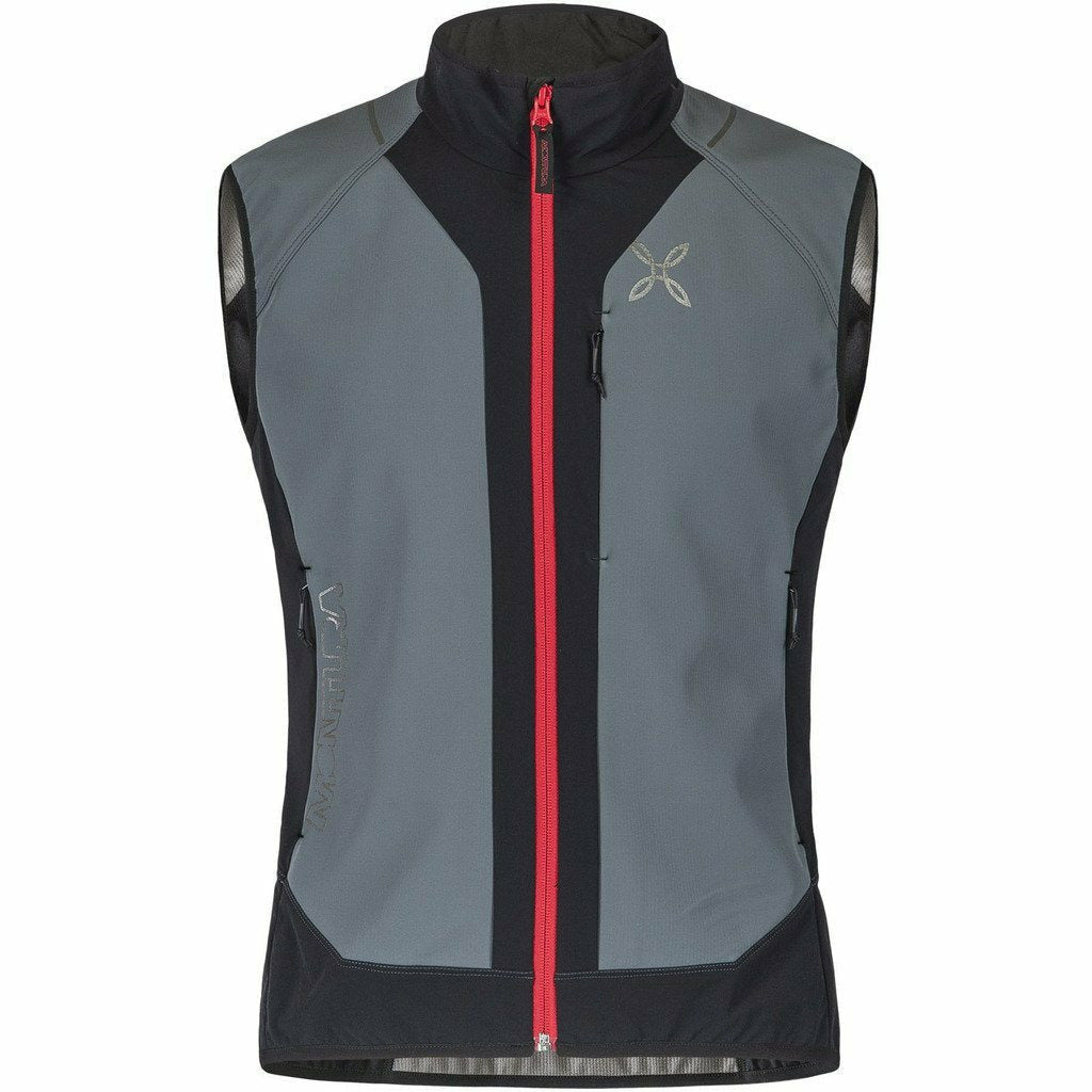 Montura X-Mira Vest Piombo/Rosso - Gilet - Mud and Snow