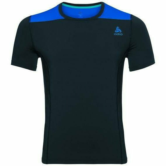 Odlo Ceramicool Black/Energy Blue - Maglia - Mud and Snow