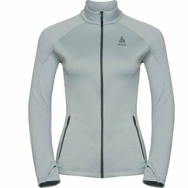 Odlo PROITA MIDLAYER FULL ZIP Grey - Maglia Donna - Mud and Snow