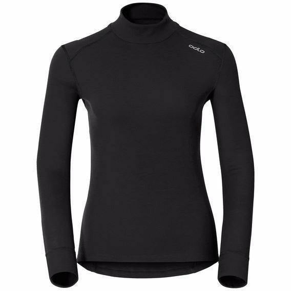 Odlo Shirt l/s turtle neck WARM - Intimo Maniche Lunghe Donna - Mud and Snow