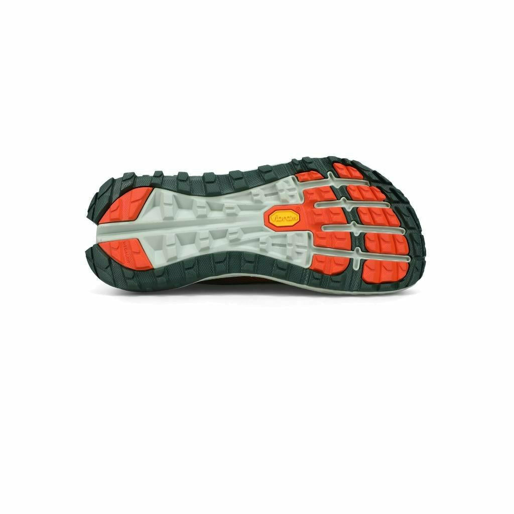 Altra Olympus 4 Green Orange - Scarpa Trail Running Uomo - Mud and Snow