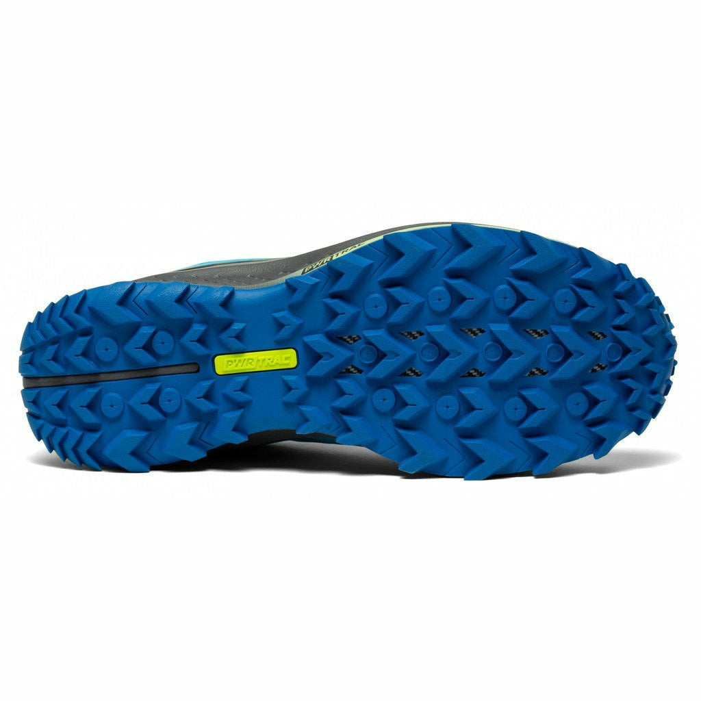 Saucony Peregrine 11 W Royal/Limelight - Scarpa Trail Running - Mud and Snow