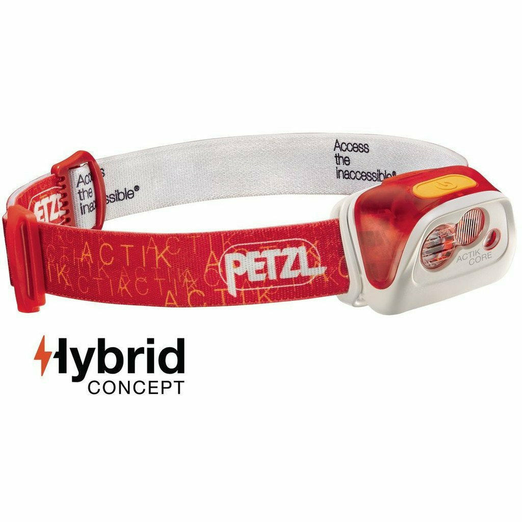 Petzl Actik Core Rosso 350 Lm- Lampada Frontale - Mud and Snow
