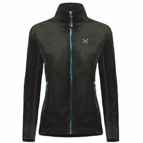 Montura Polar Style Jacket Woman Nero/Acqua - Mud and Snow