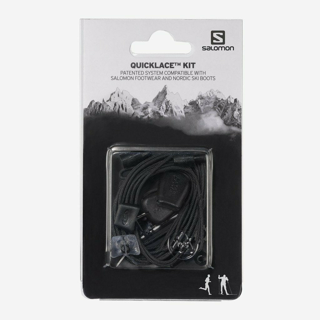 Salomon Quicklace Kit Black Lacci Per Scarpe E Skiboots Salomon - Mud and Snow
