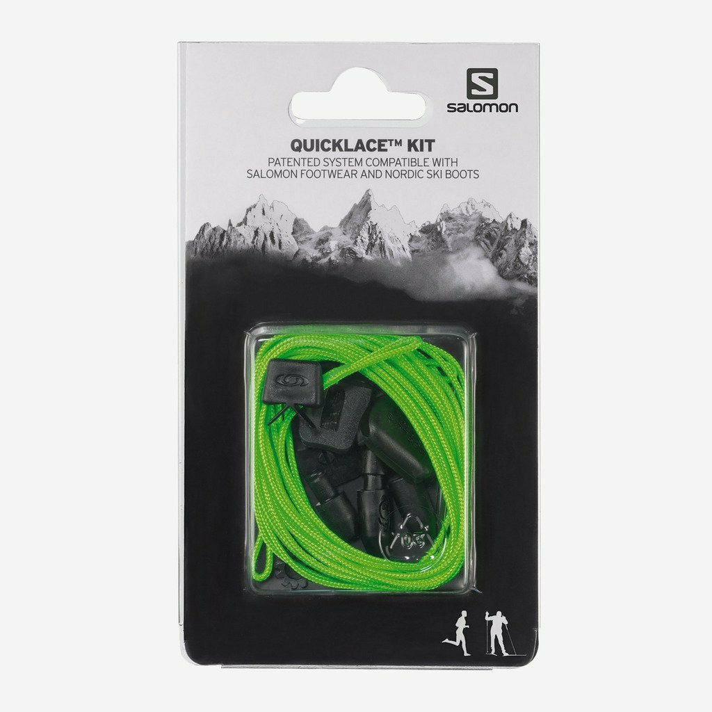 Salomon Quicklace Kit Green Lacci Per Scarpe E Skiboots Salomon - Mud and Snow