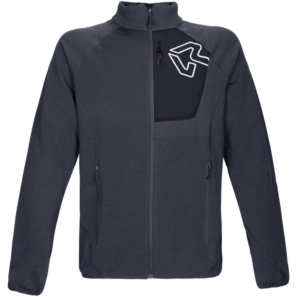 Rock Experience Diadem Man Fleece Ebony - Pile Alpinismo Uomo - Mud and Snow