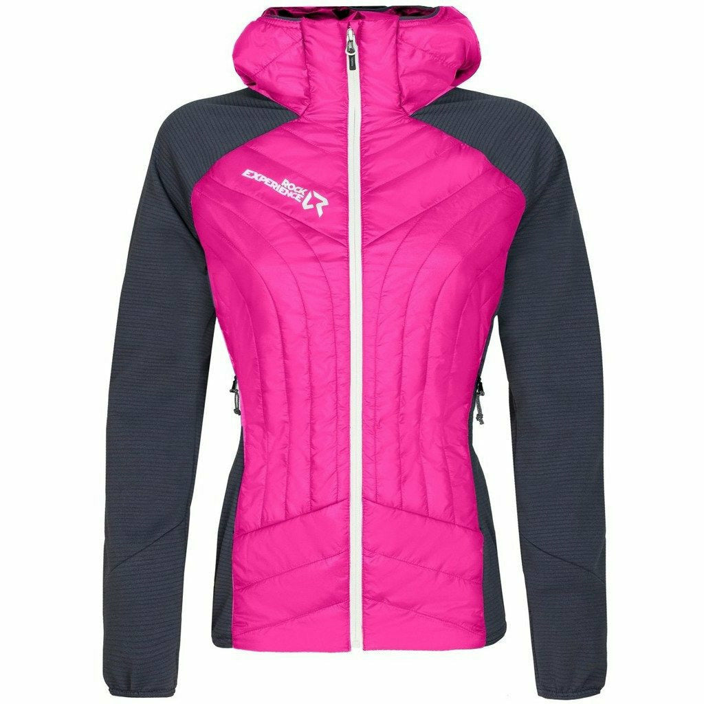 Rock Experience Manitoba 2.0 Hybrid Woman Jacket Purple - Giacca Donna - Mud and Snow