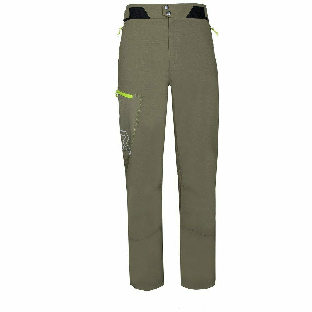 Rock Experience Bongo Talker Pant Olive - Pantaloni Uomo Trekking - Mud and Snow