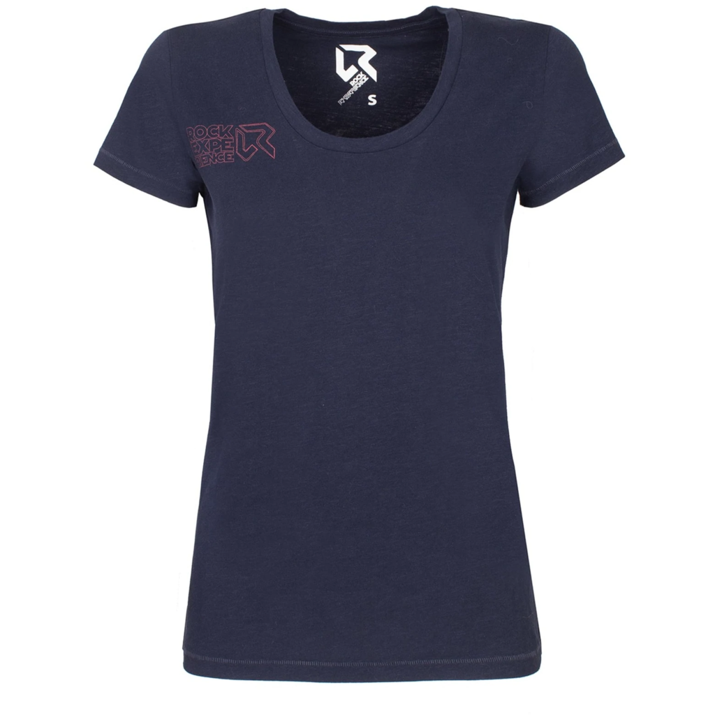 Rock Experience Alkekengi T-Shirt Blue Night - Maglia Donna Trekking - Mud and Snow