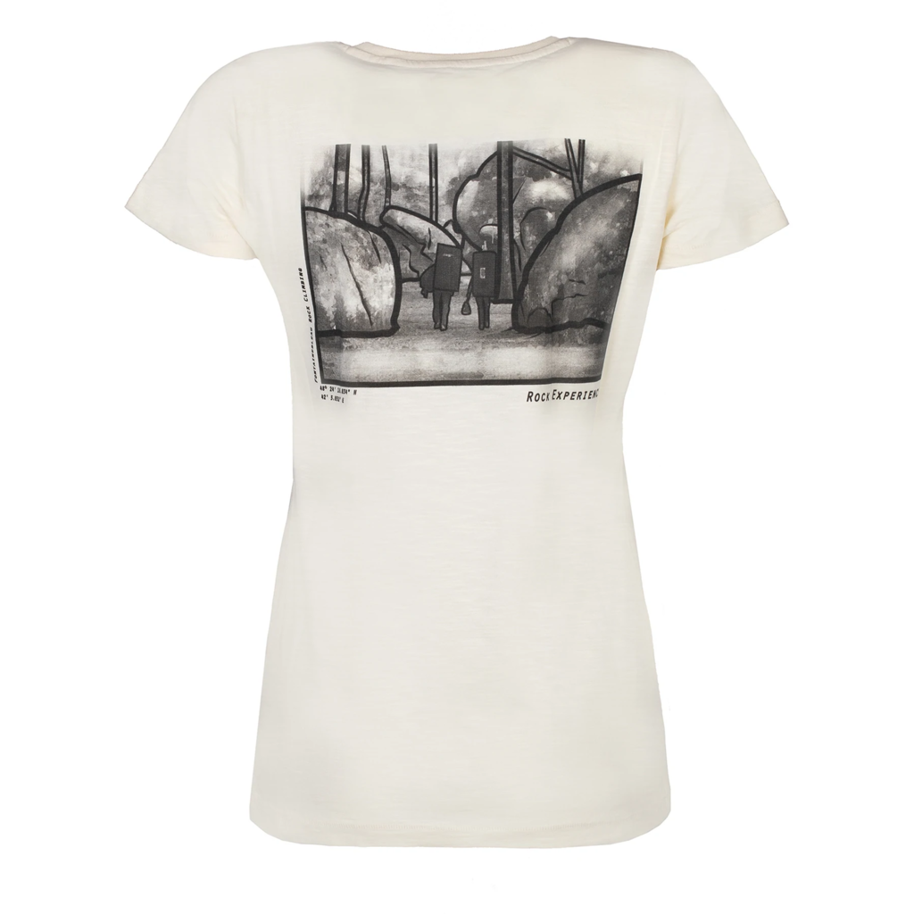 Rock Experience Metamorfosi W SS Marshmallow - Maglia Manica Corta - Mud and Snow