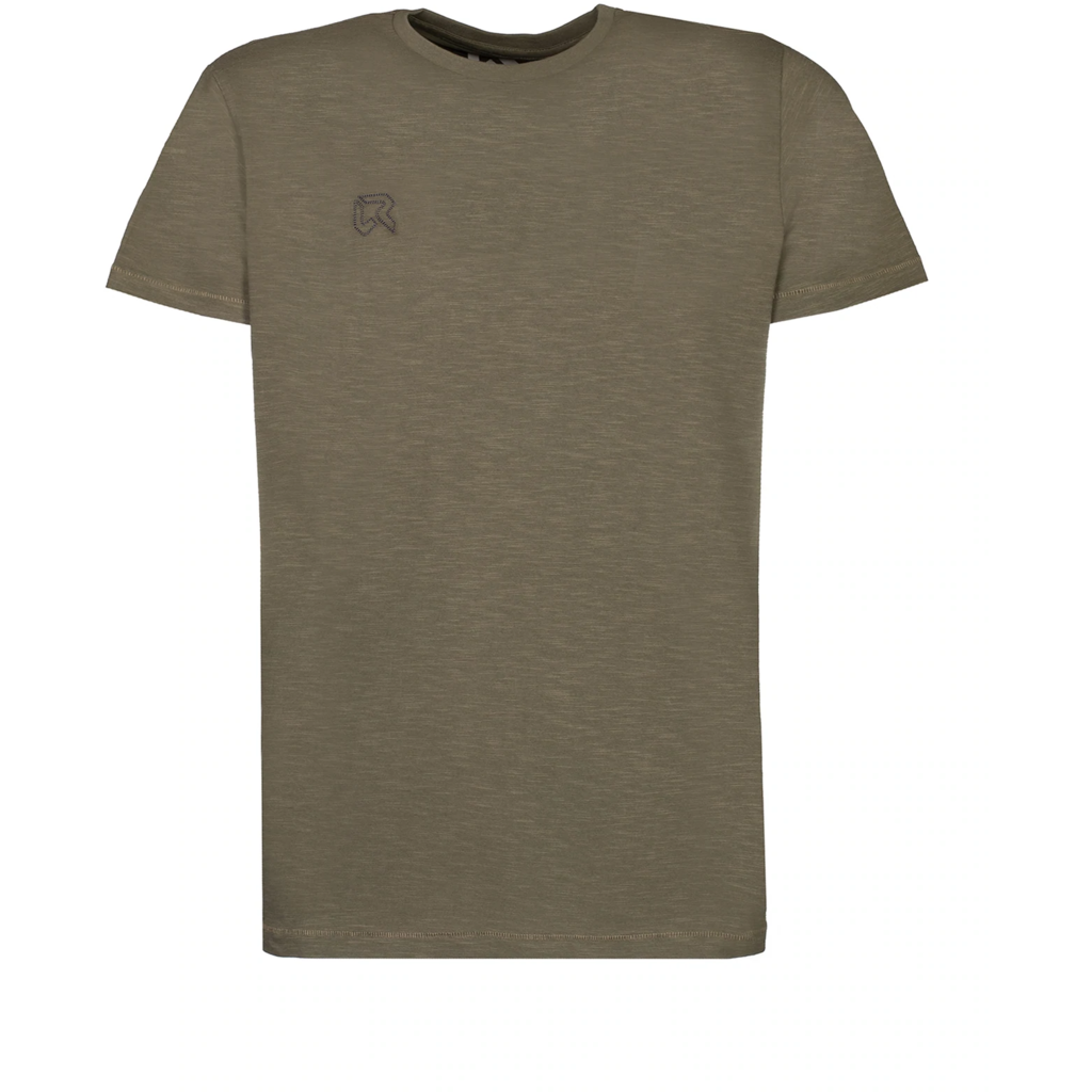 Rock Experience Metamorfosi SS Olive Night - Maglia Manica Corta - Mud and Snow