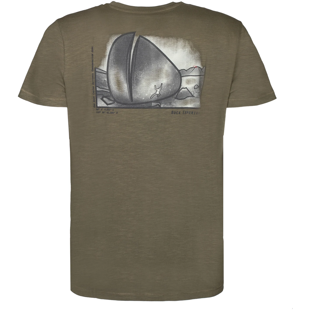Rock Experience Metamorfosi SS Olive Night - Maglia Manica Corta - Mud and Snow
