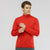 Salomon Outrack Half Zip Mid Goji Berry - Maglia Lunga Running - Mud and Snow