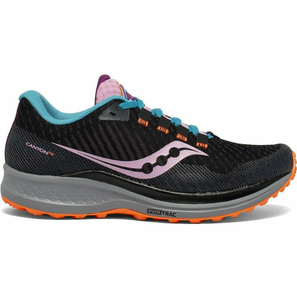 Saucony Canyon Future Black - Scarpa Trail Running Donna - Mud and Snow