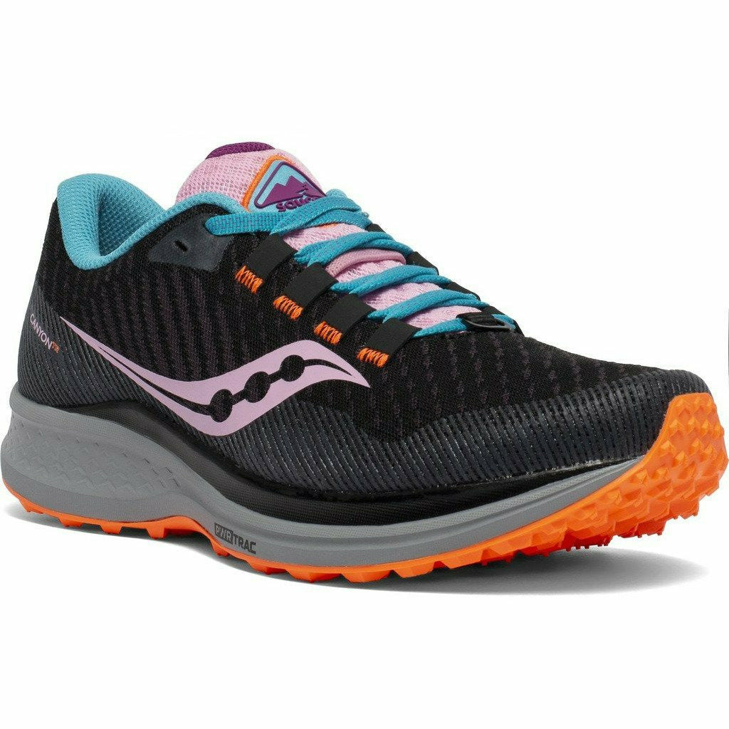Saucony Canyon Future Black - Scarpa Trail Running Donna - Mud and Snow