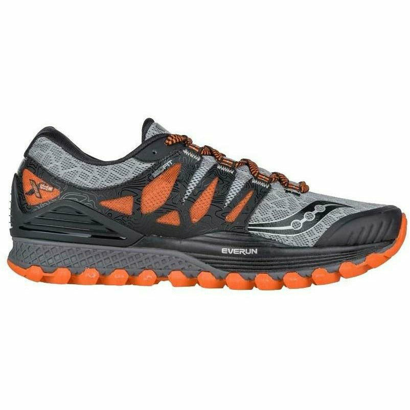Saucony Xodus Iso Grey Orange Mud and Snow