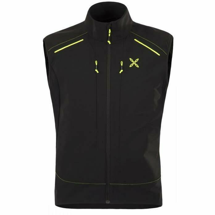 Montura Sky Race Nero/Giallo Fluo - Vest - Mud and Snow