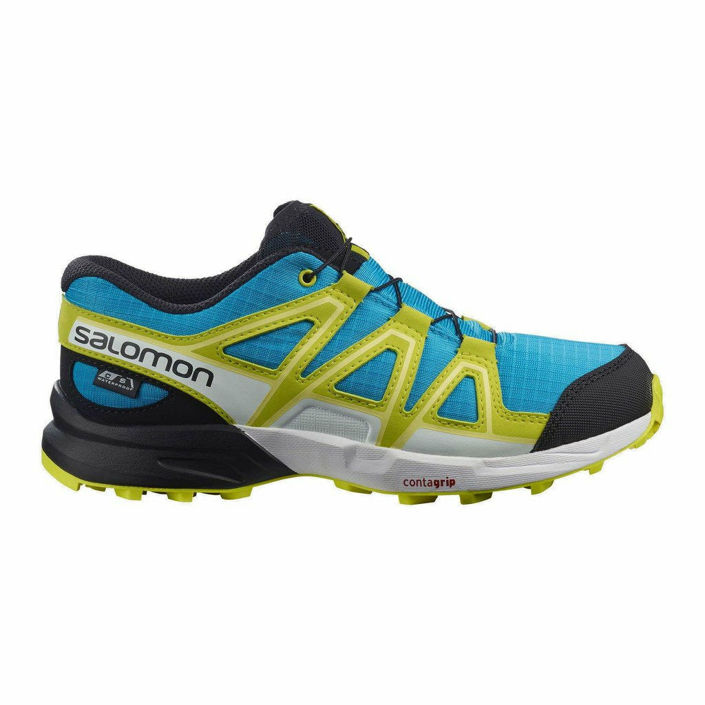 Salomon Speedcross CSWP J Ocean / Evening Primrose - Scarpa Bambino Impermeabile - Mud and Snow