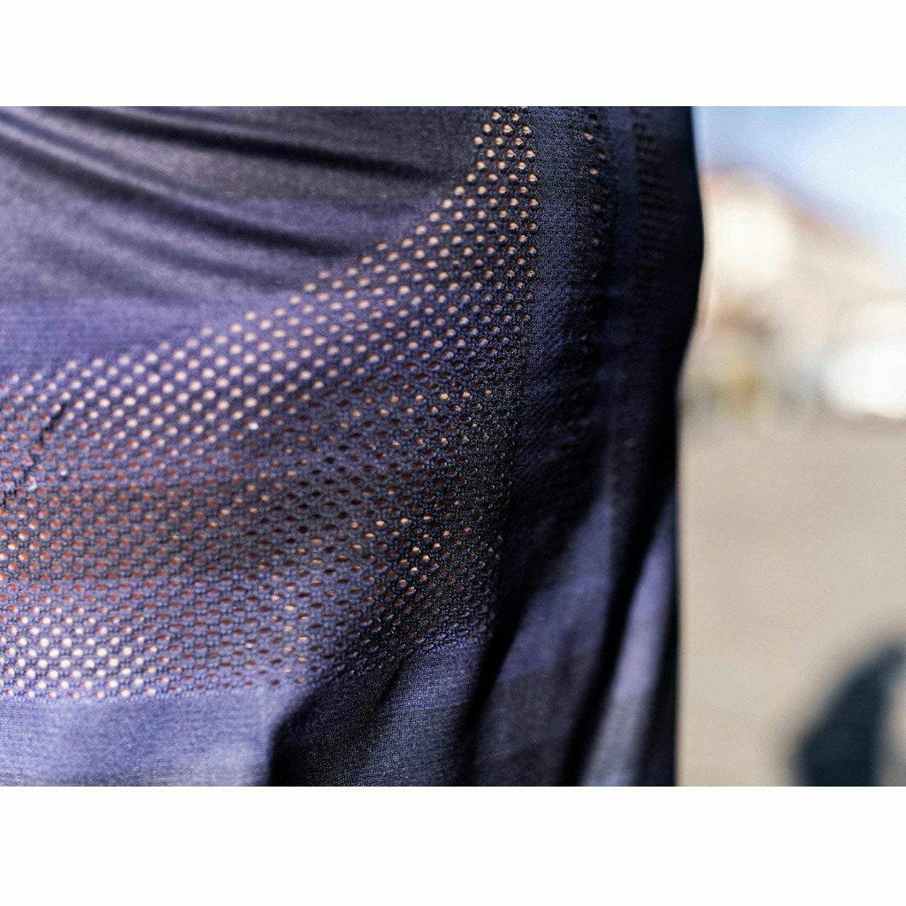 Compressport Racing Shirt Blue - Maglia Running Uomo - Mud and Snow