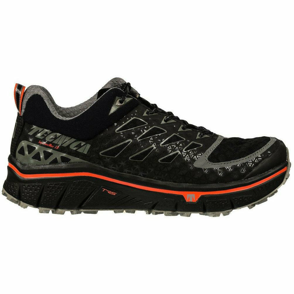 Tecnica Supreme Max 3.0 Ms Black/Red- Scarpa Trail Running Uomo - Mud and Snow