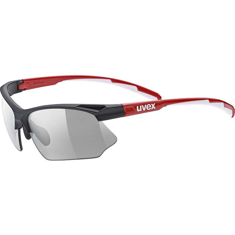 Uvex Sportstyle 802 Vario Black/Red/White - Occhiale Sportivo - Mud and Snow