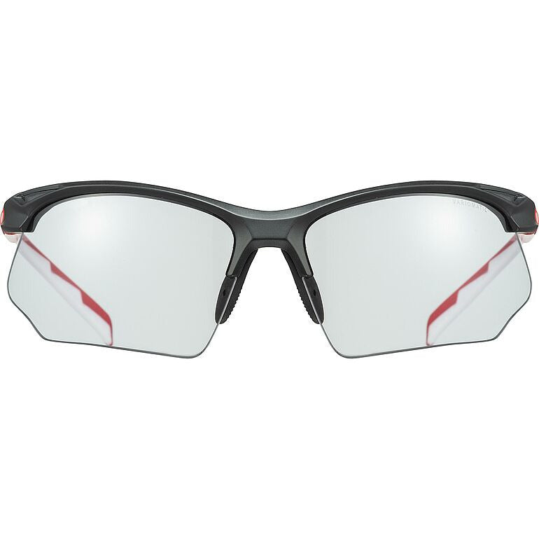 Uvex Sportstyle 802 Vario Black/Red/White - Occhiale Sportivo - Mud and Snow
