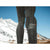 Compressport Winter Run Legging Black - Pantaloni Running Uomo - Mud and Snow