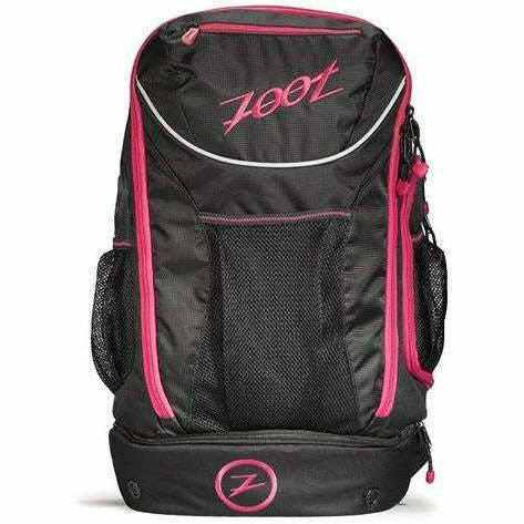 Zoot Transition Bag 2.0 Black/Punch - Zaino Triathlon - Mud and Snow